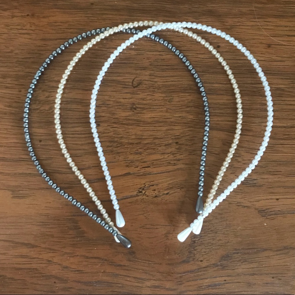 Faux Pearl Headbands